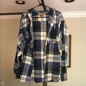 Women's Blue Plaid Jacket